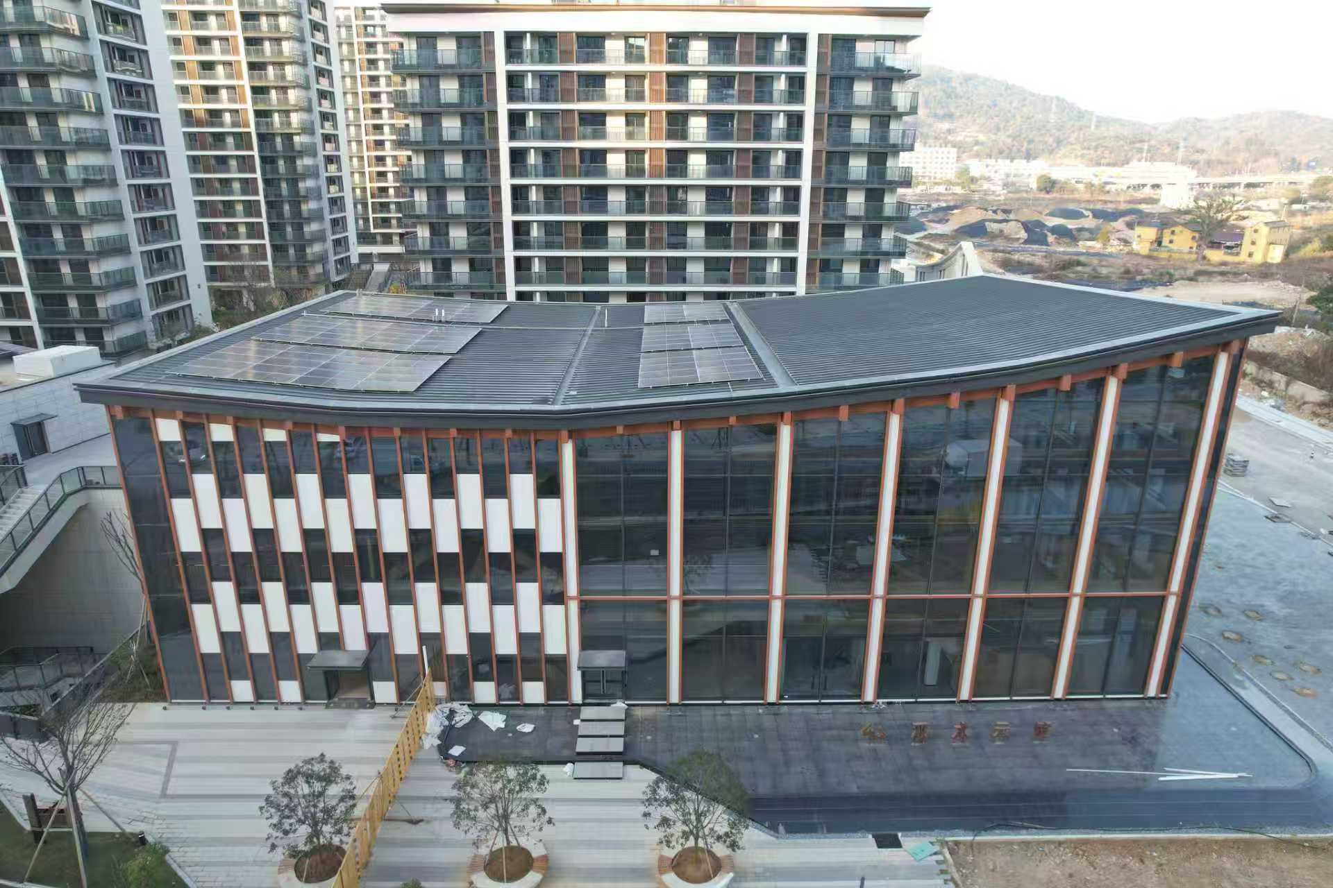 Rooftop solar photovoltaic array